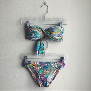 Paisley bikini set